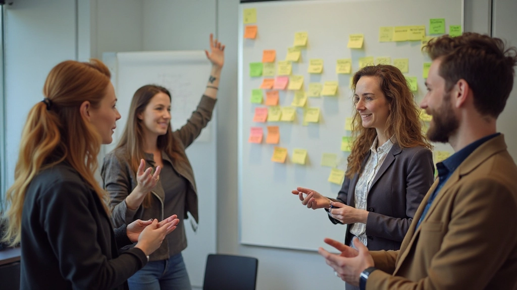 Team in einem Usability-Test Workshop